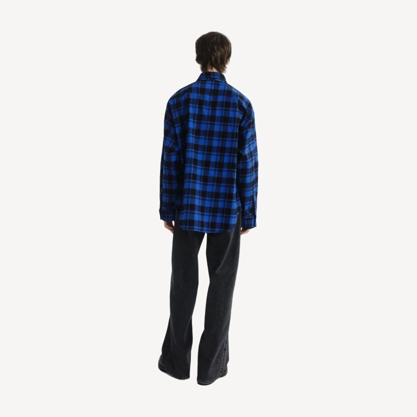 Stanhope Shirt in Buffalo Check Cobalt