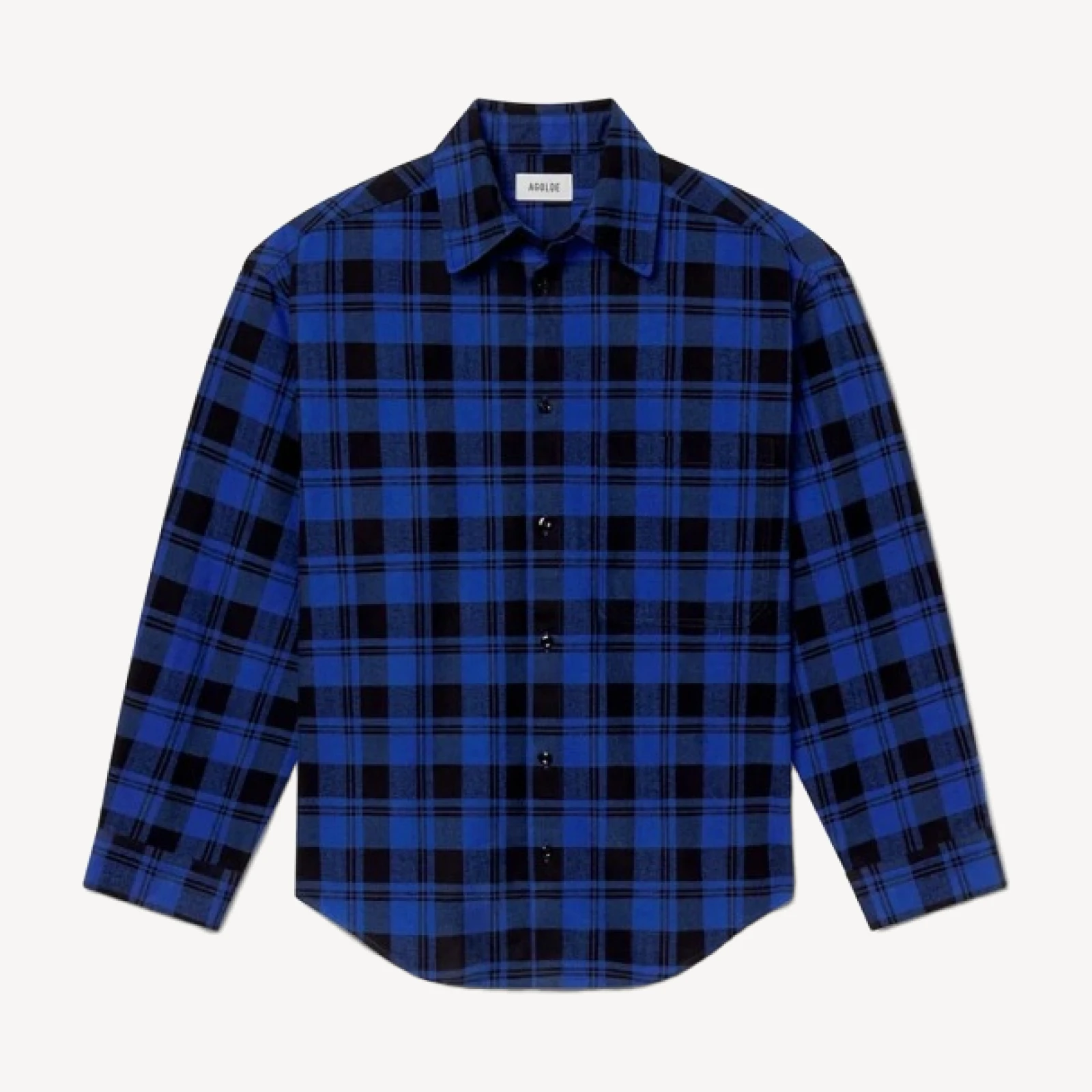 Stanhope Shirt in Buffalo Check Cobalt