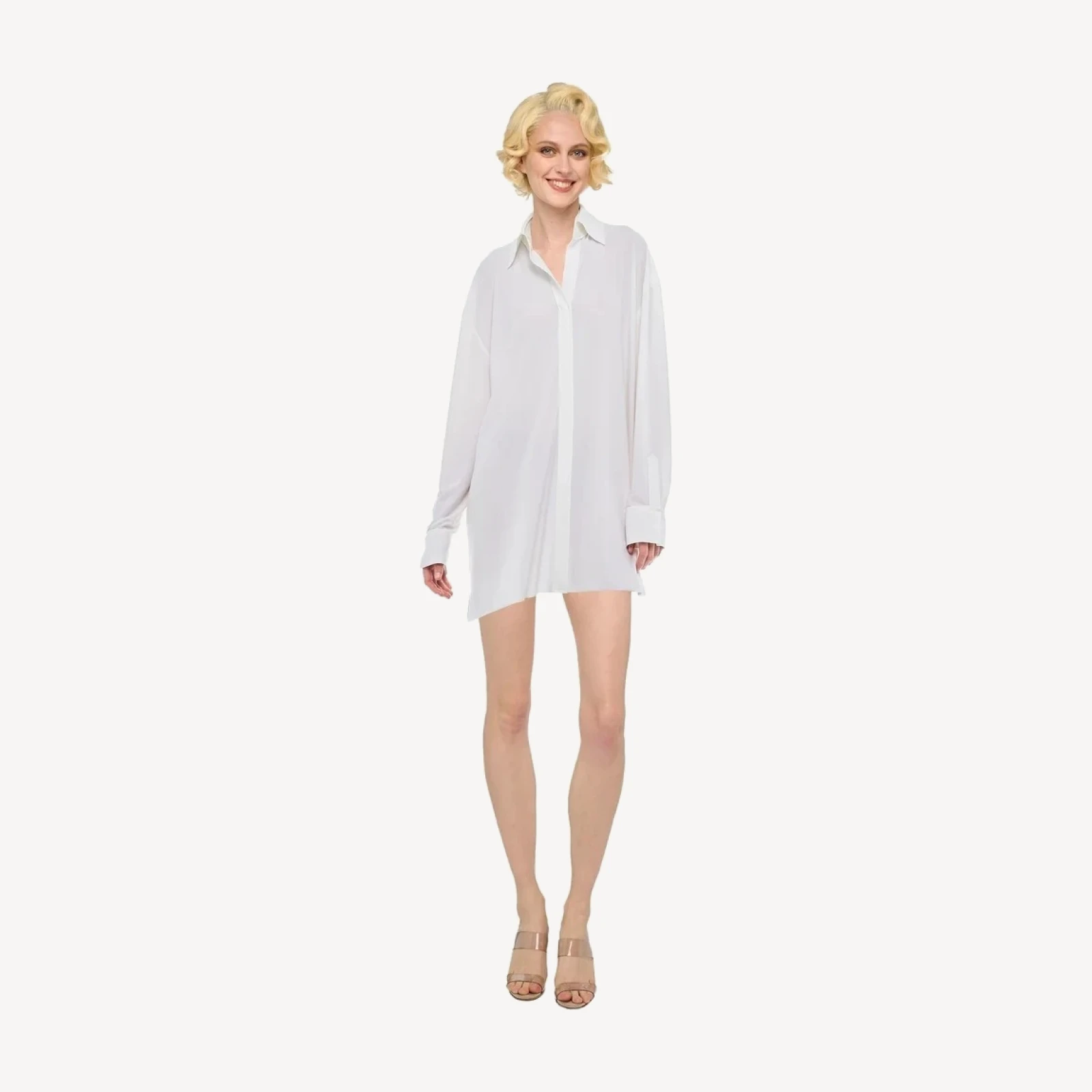 OVERSIZED NK SHIRT DRESS
