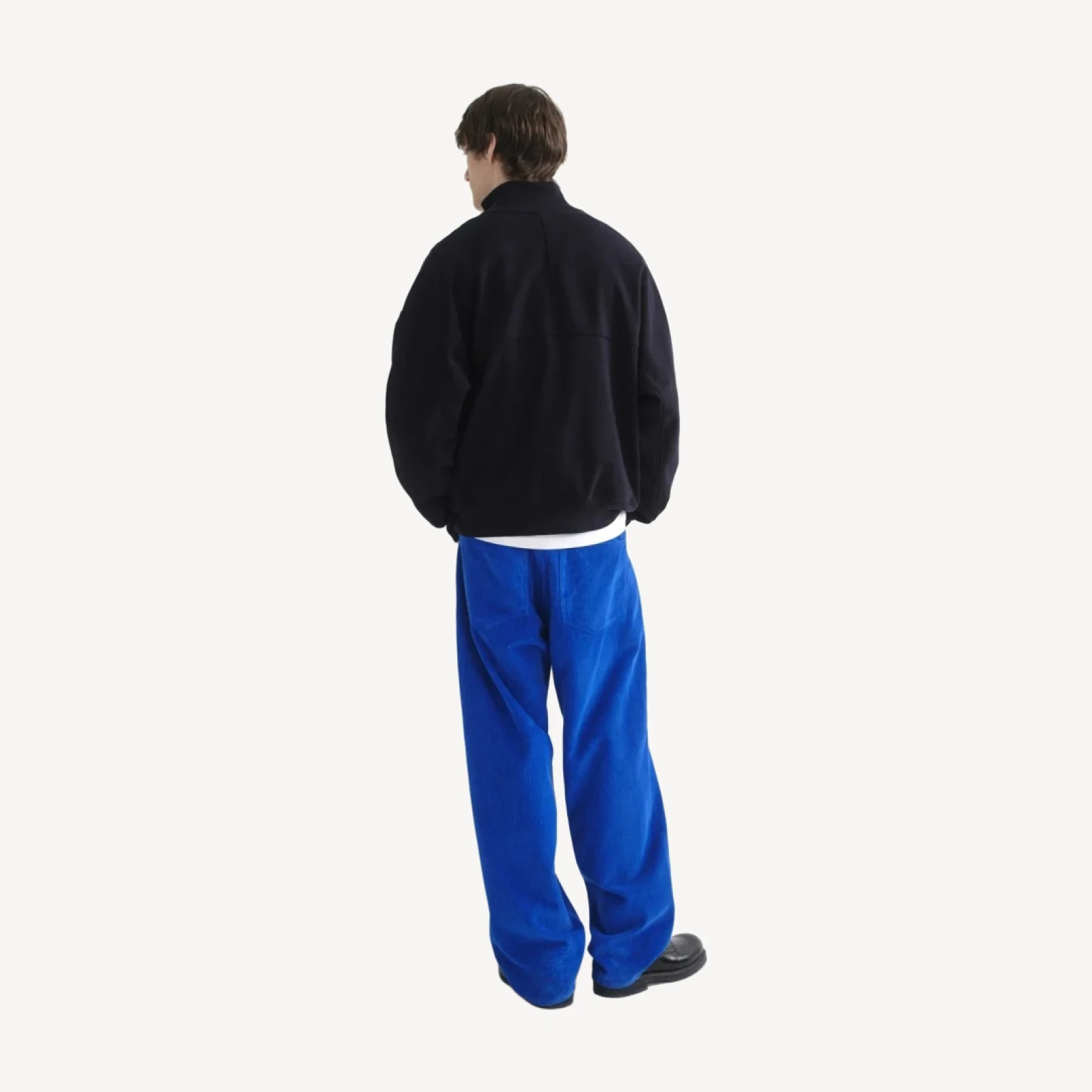 Idris Quarter Zip in Obscura
