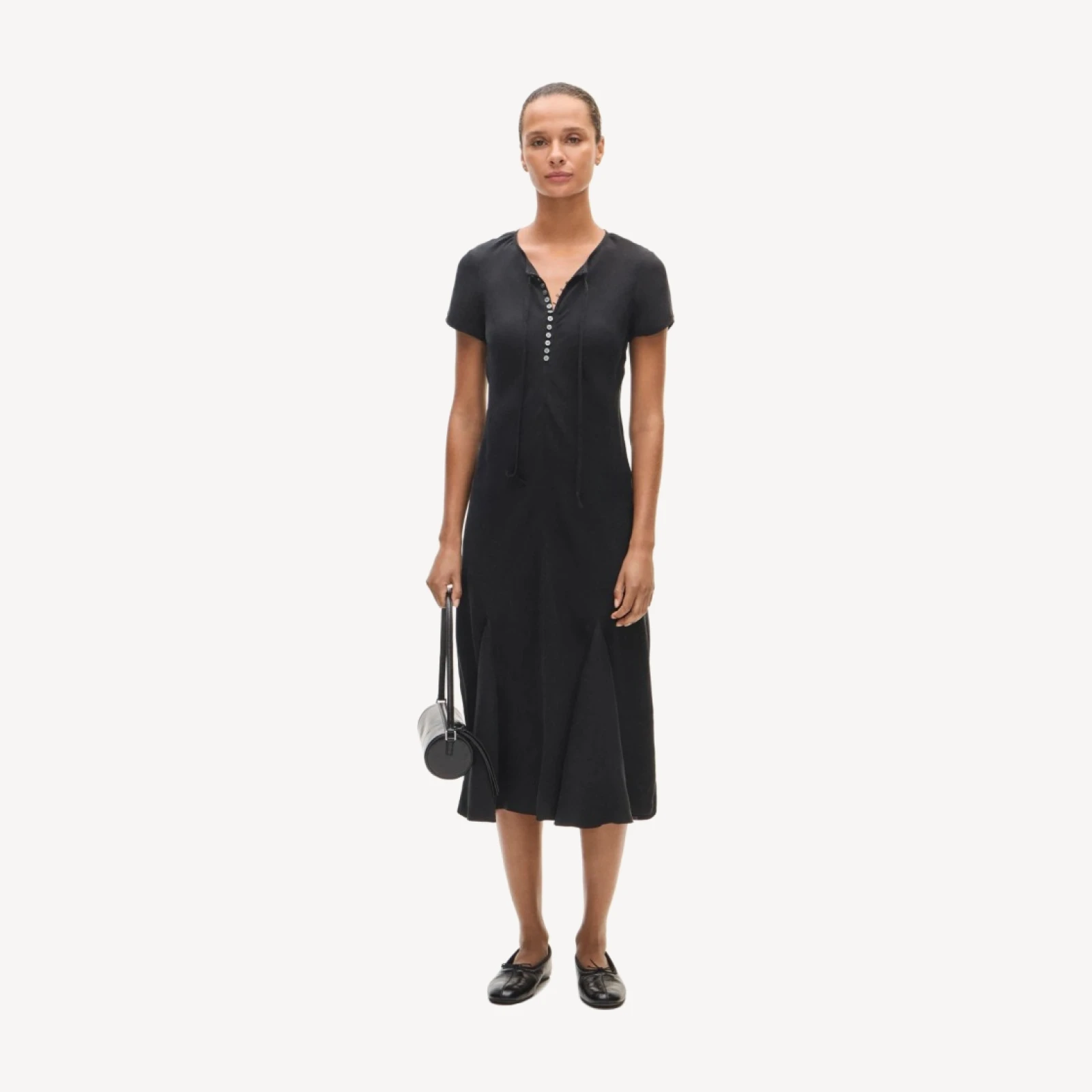 Natasha slip dress in cupro blend