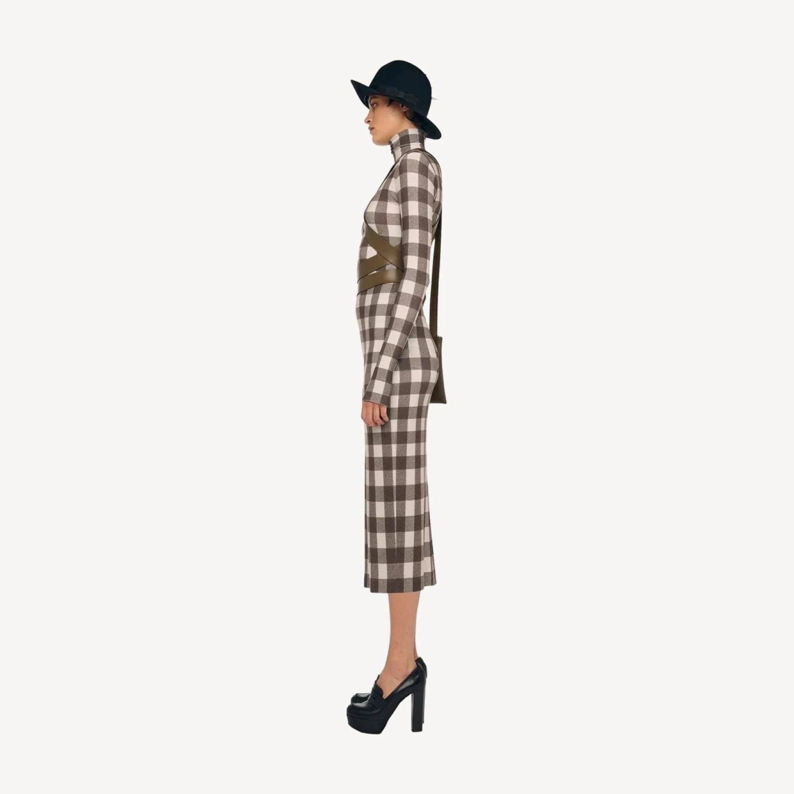 LONG SLEEVE TURTLENECK PICKLEBALL DRESS