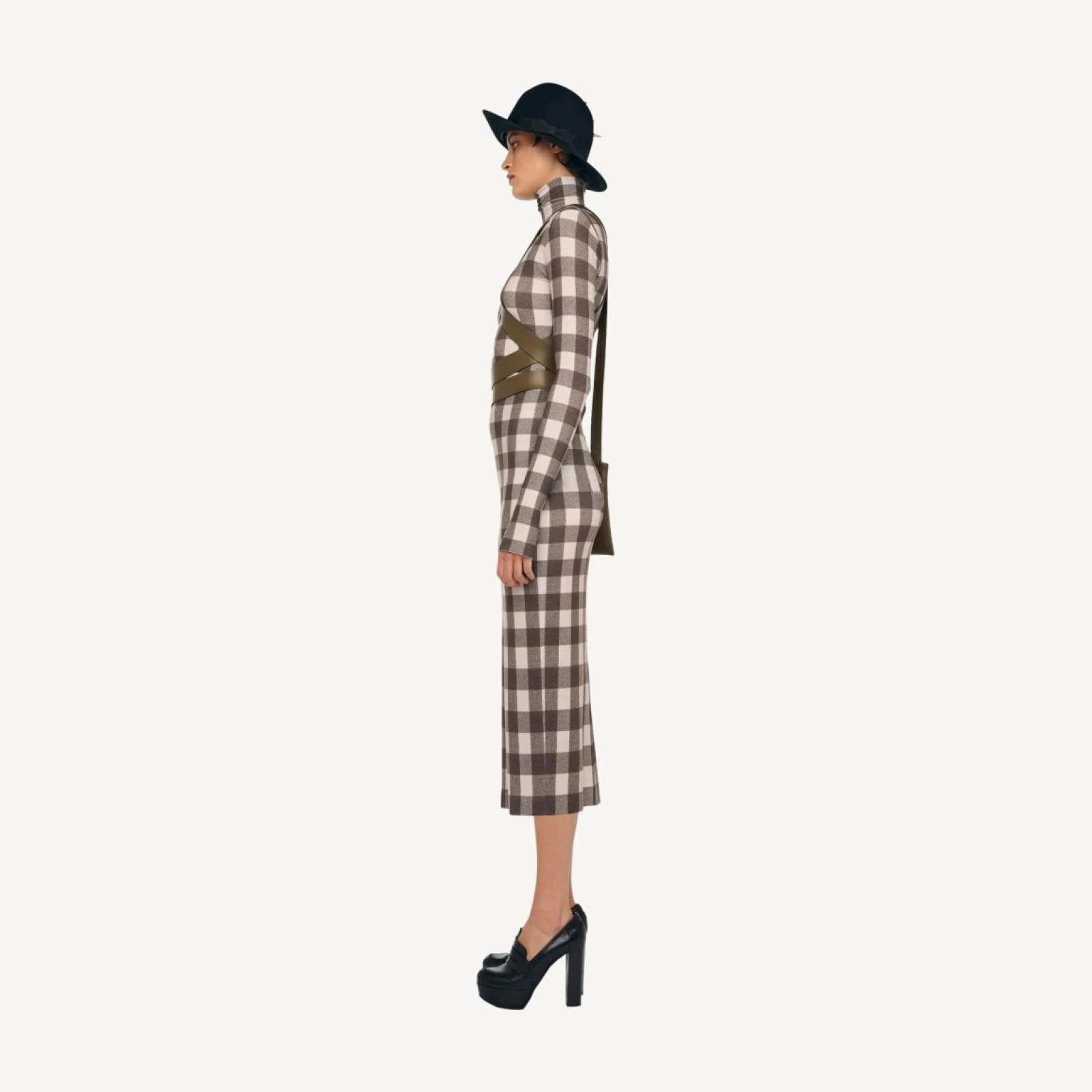 LONG SLEEVE TURTLENECK PICKLEBALL DRESS