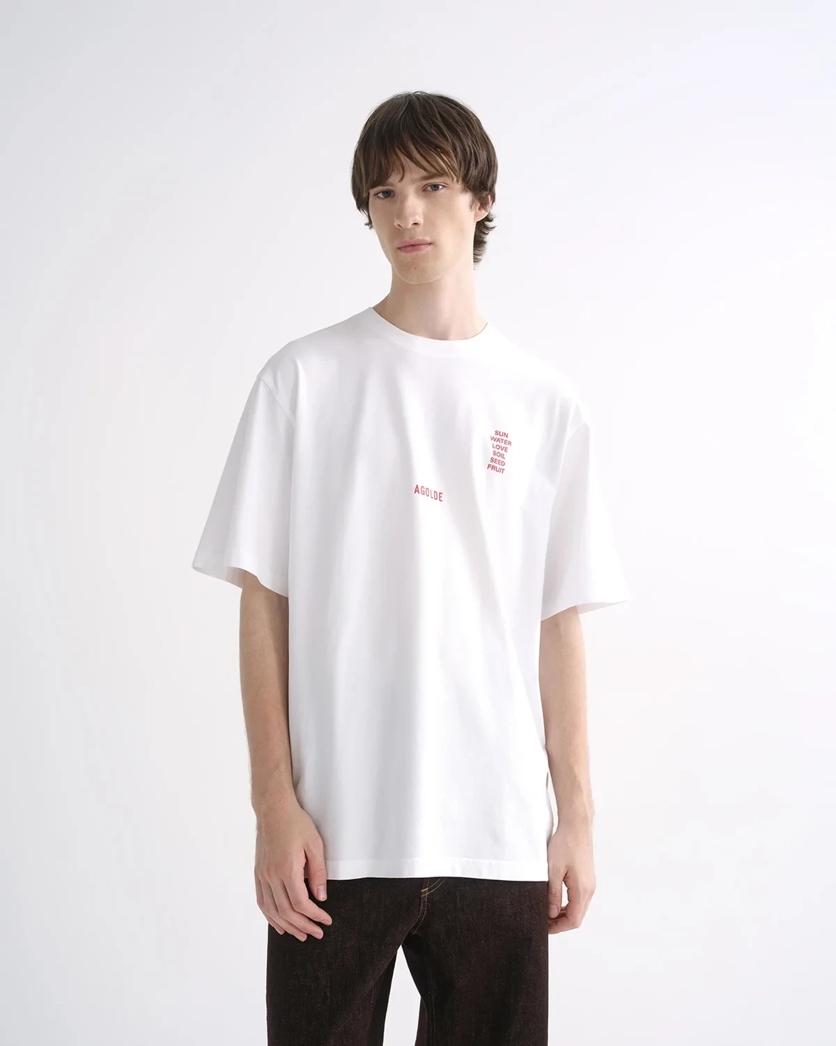Ron Finley Short Sleeve Tee in Soft White