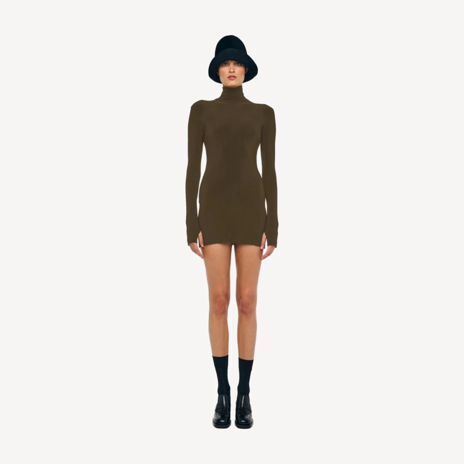 LONG SLEEVE TURTLENECK PICKLEBALL DRESS