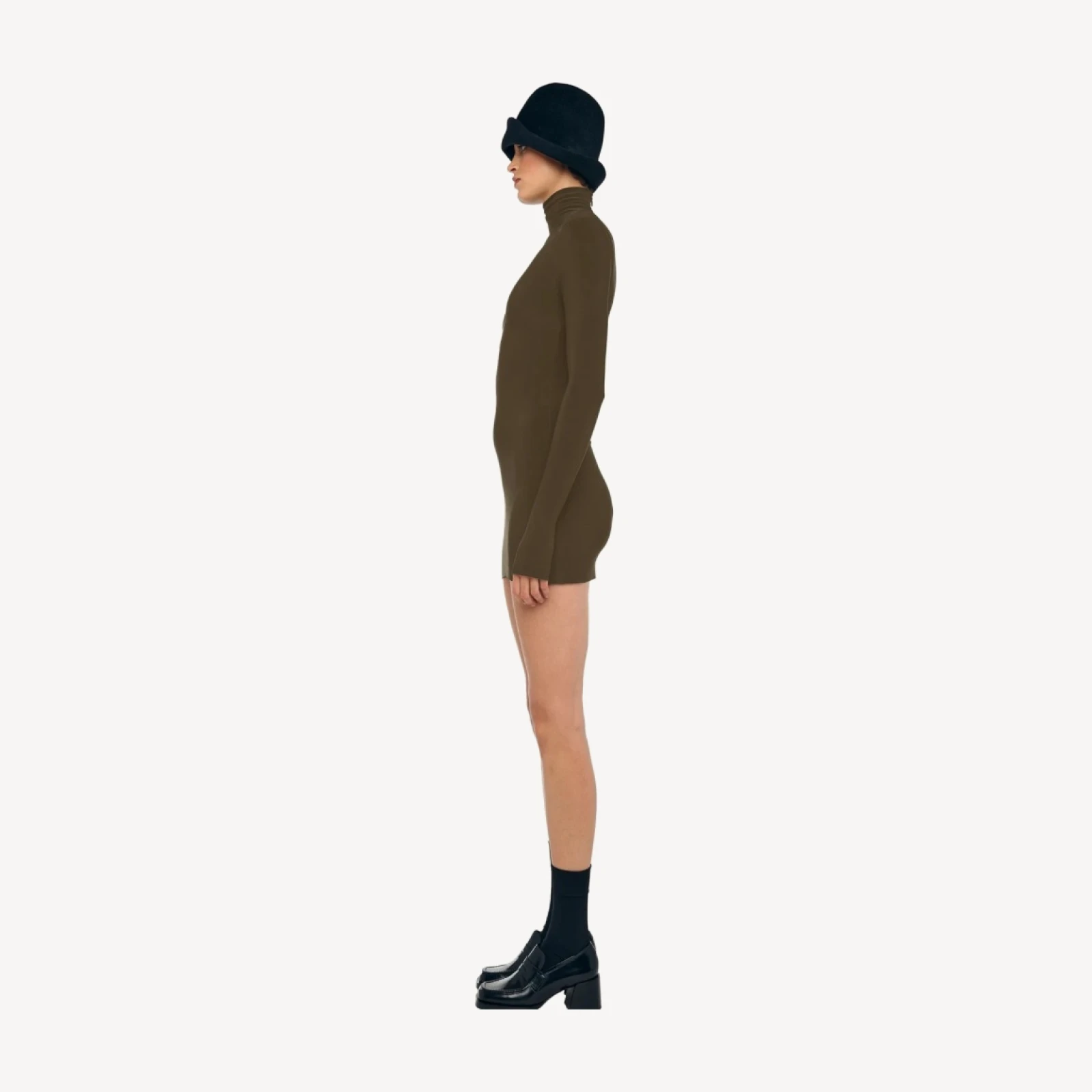 LONG SLEEVE TURTLENECK PICKLEBALL DRESS
