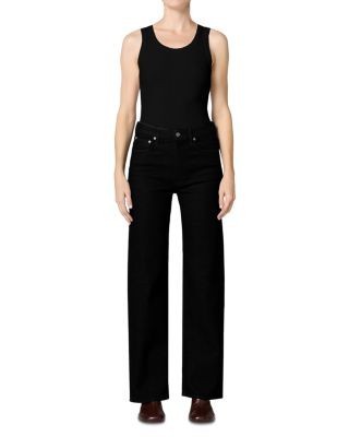 Agolde Harper Mid Rise Relaxed Straight Jeans in Immersion