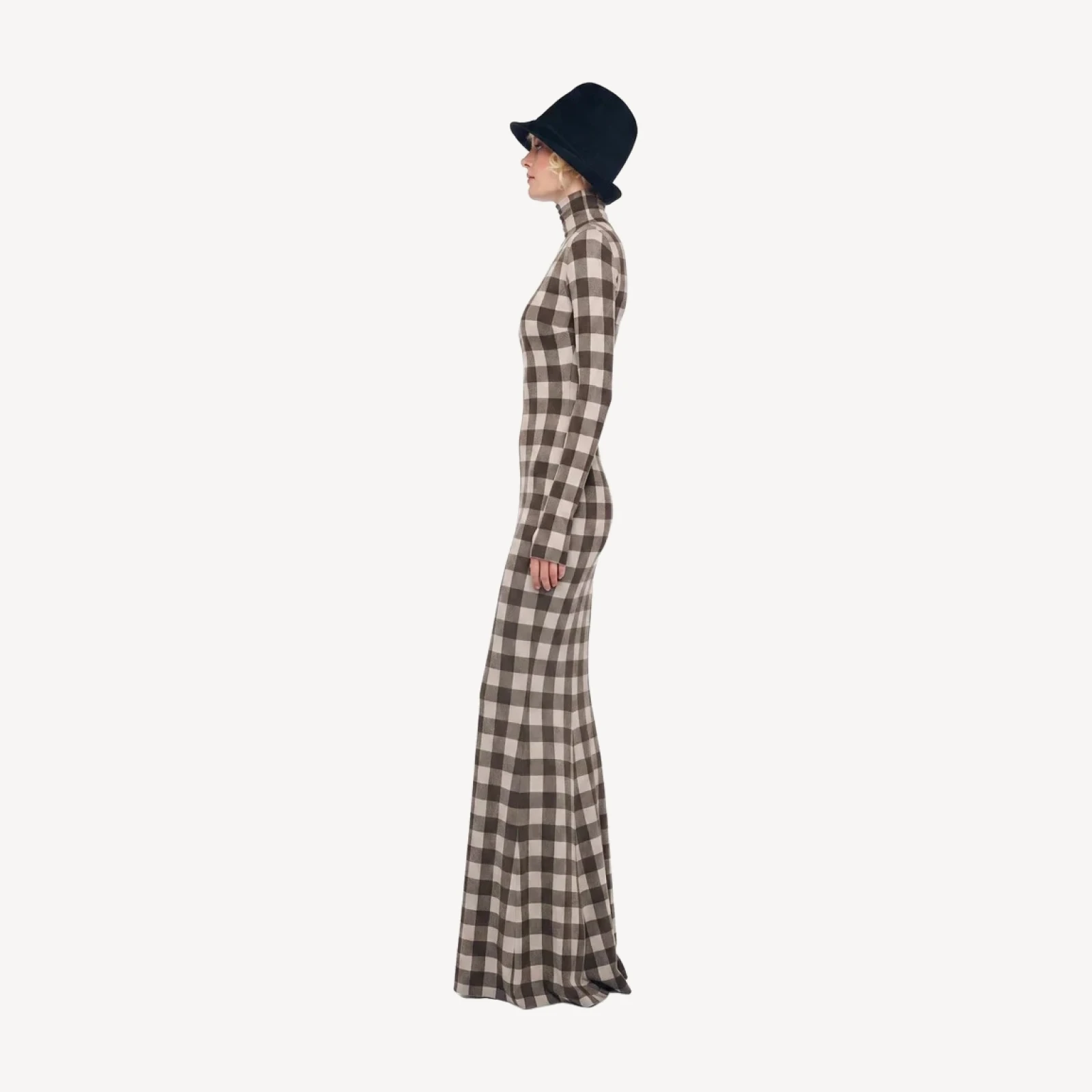LONG SLEEVE TURTLE FISHTAIL GOWN
