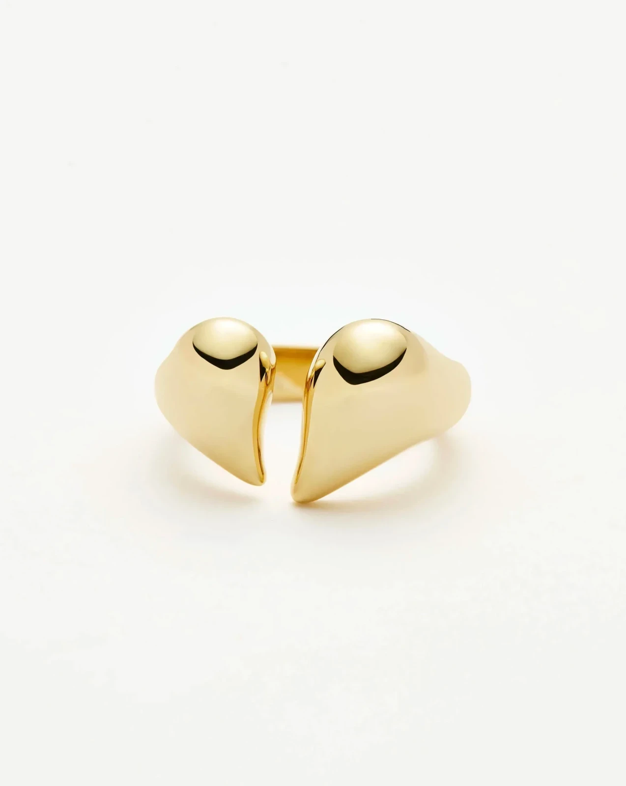 Molten Heart Statement Ring | 18ct Gold Plated