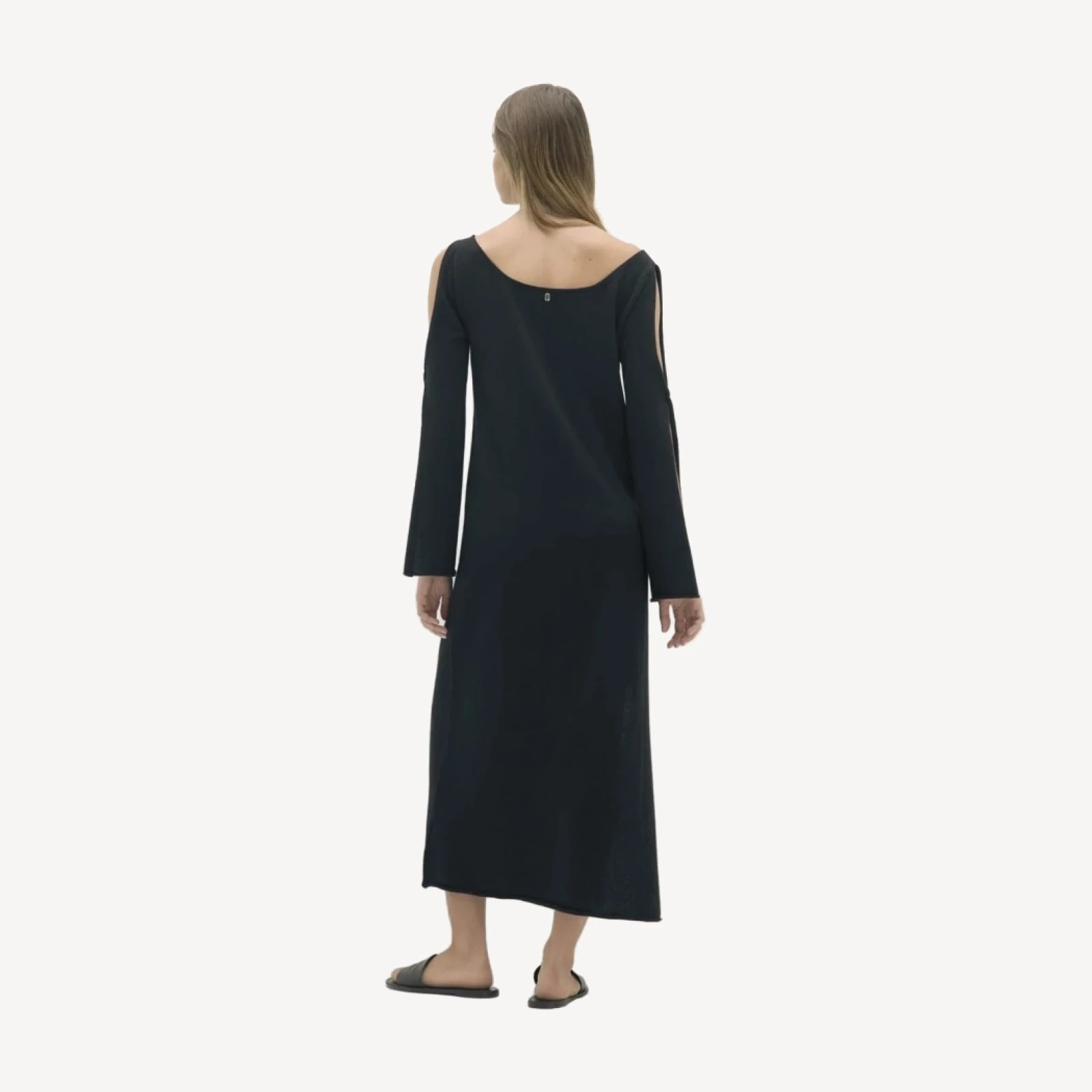POSITANO CASHMERE KAFTAN - ONYX