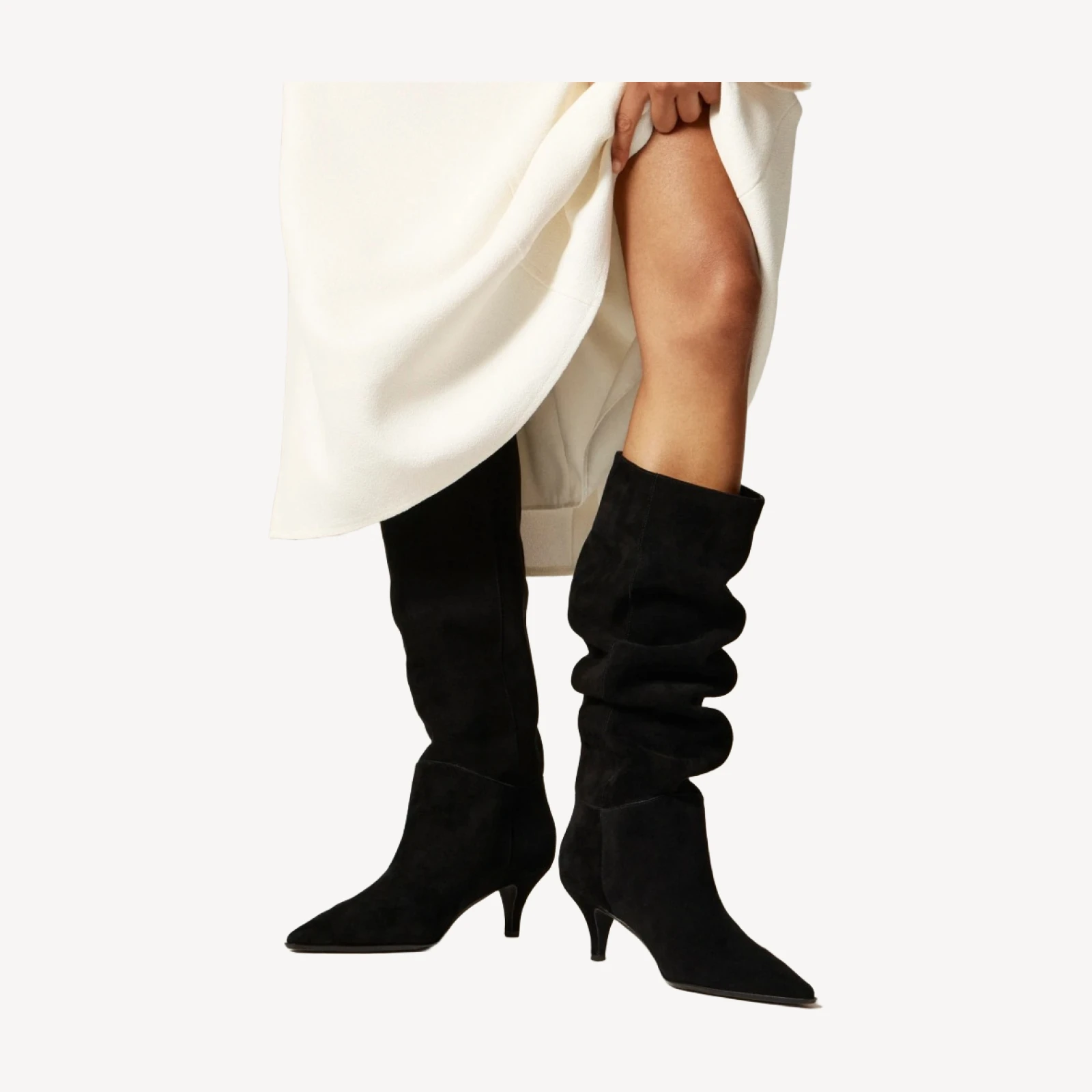 New Stevie knee-high boots in suede