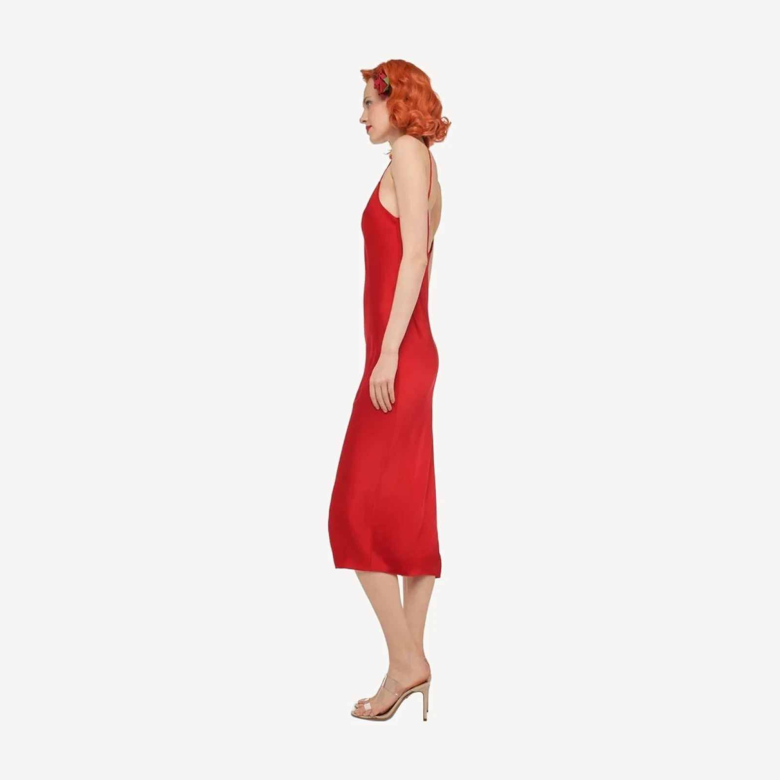 BIAS SLIP DRESS TO MIDCALF