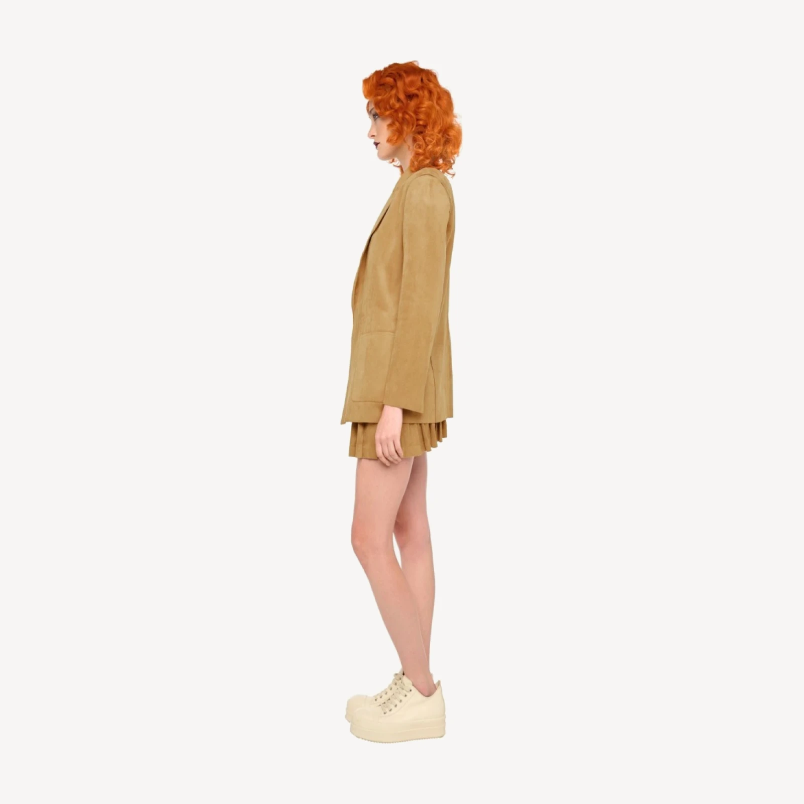 PLEATED MINI SKIRT