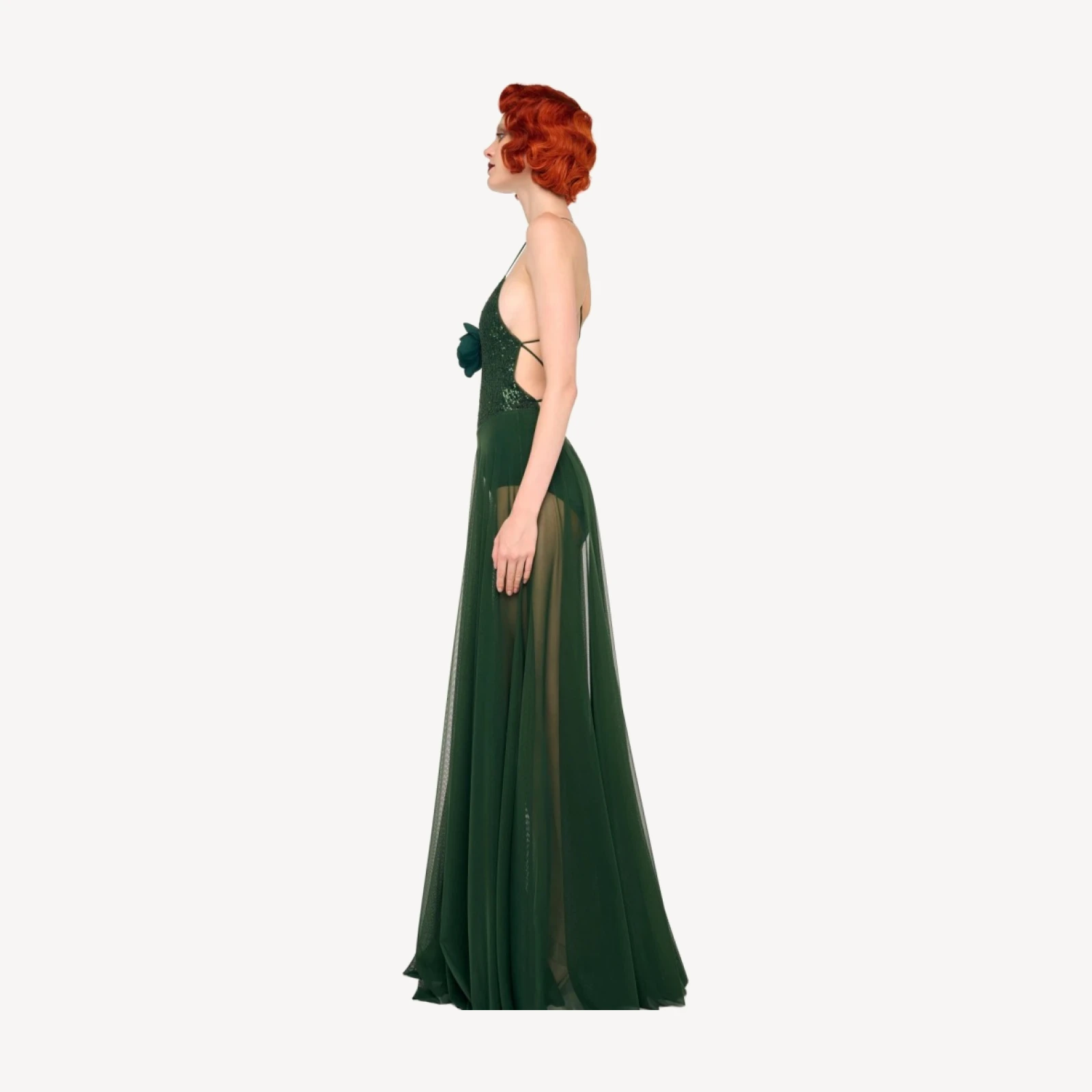 FLARED SKIRT TO FLOOR