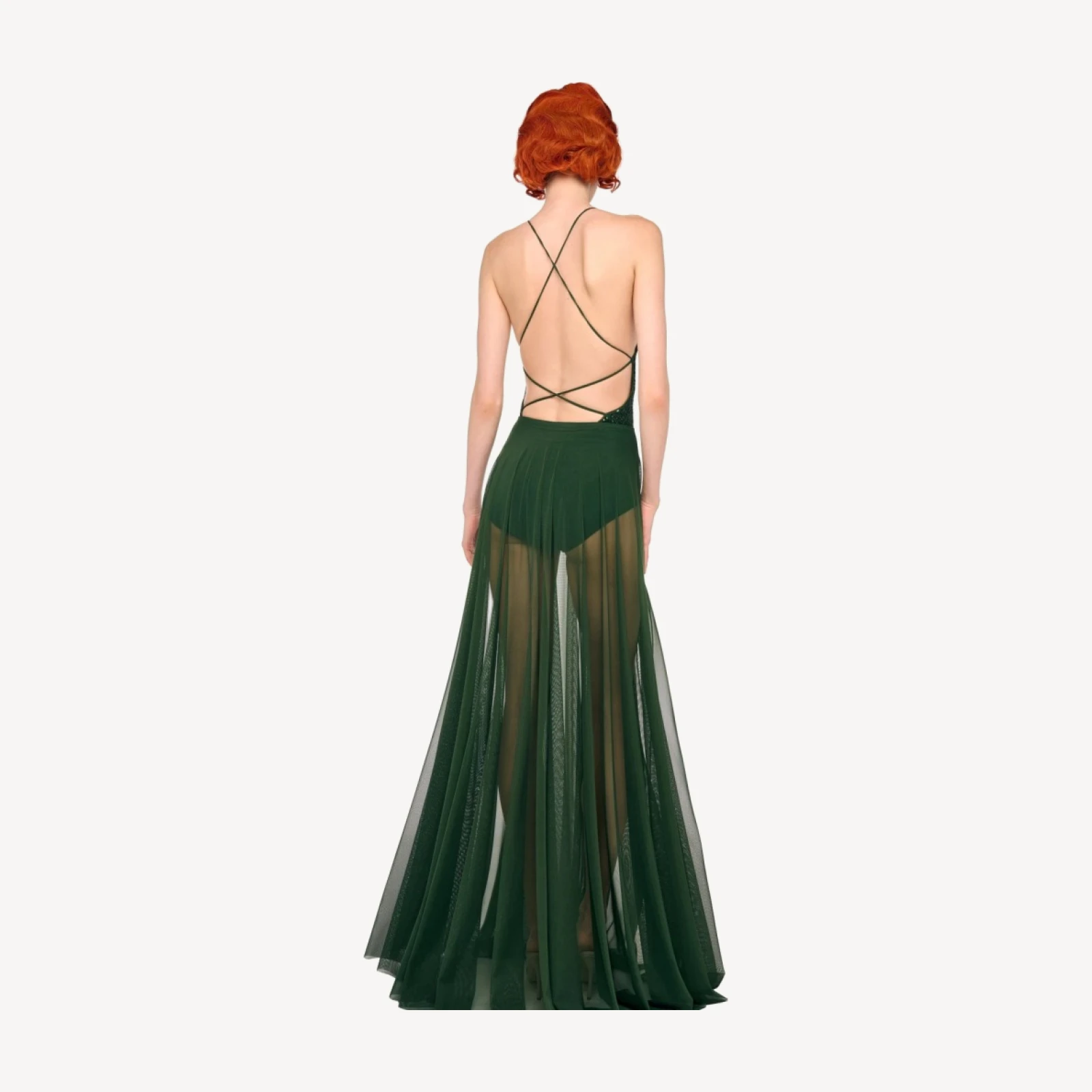 FLARED SKIRT TO FLOOR