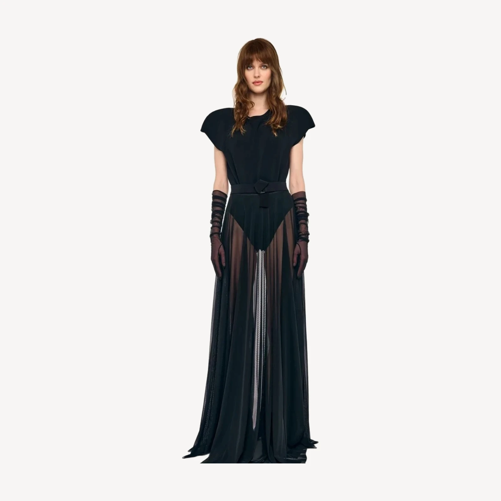 FLARED SKIRT TO FLOOR