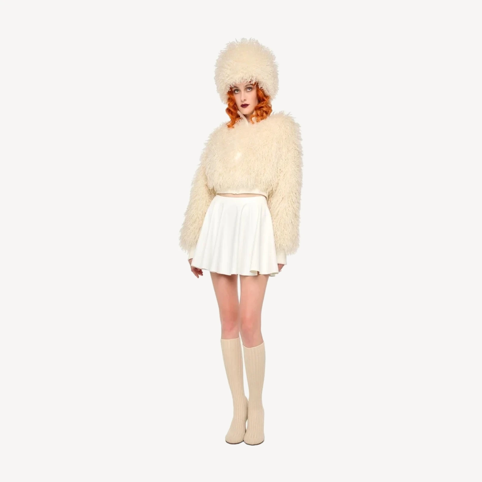 FLARED MINI SKIRT