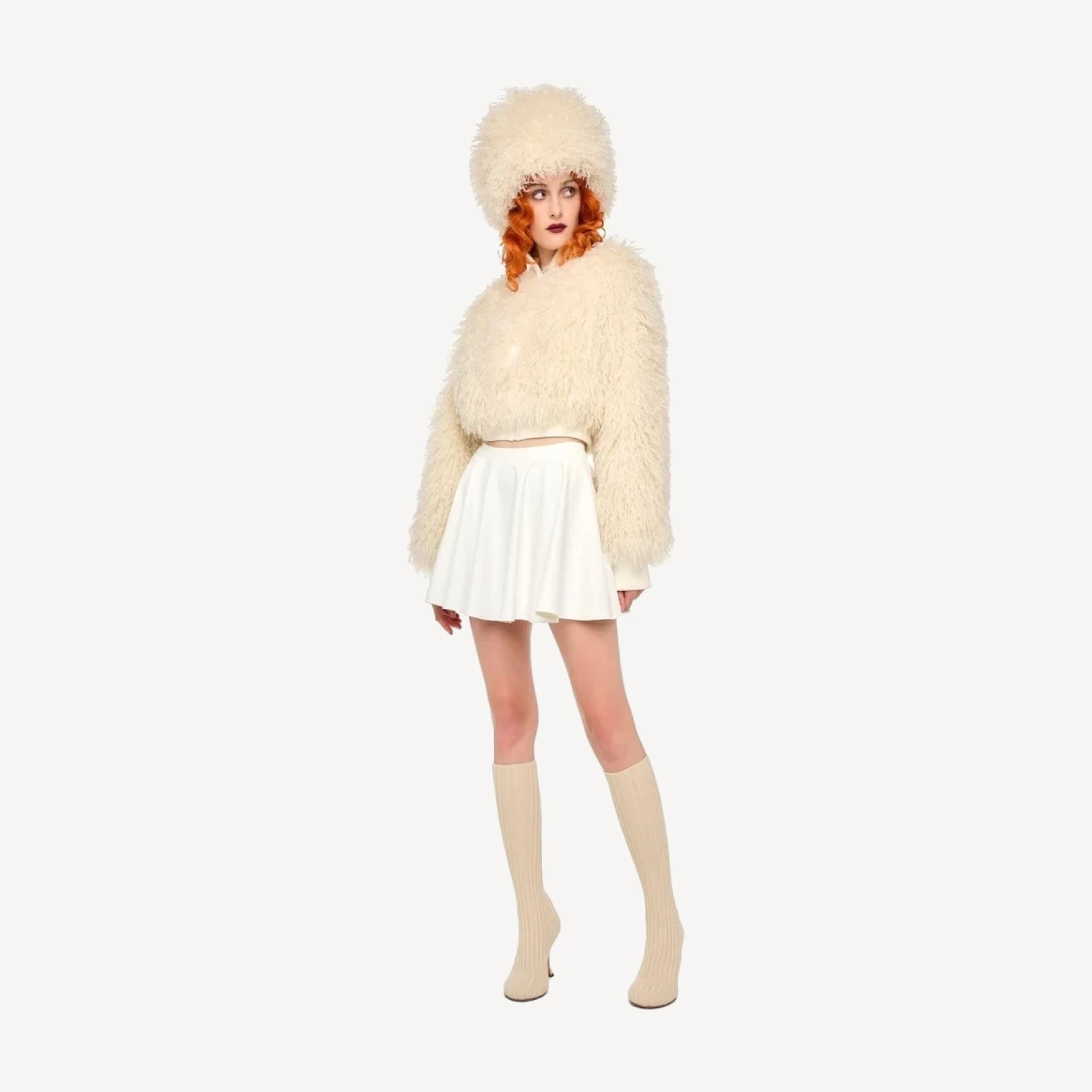 FLARED MINI SKIRT