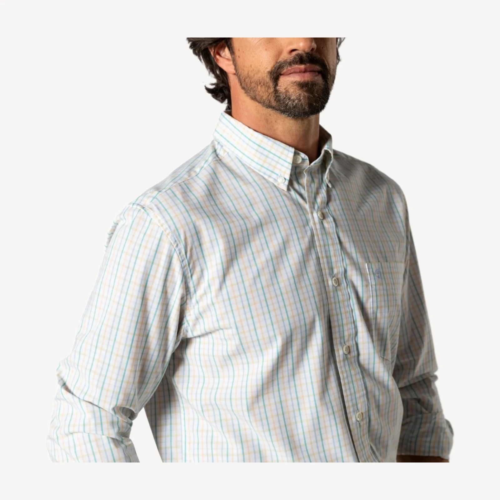 Performance Poplin Sport Shirt - Gaston Plaid