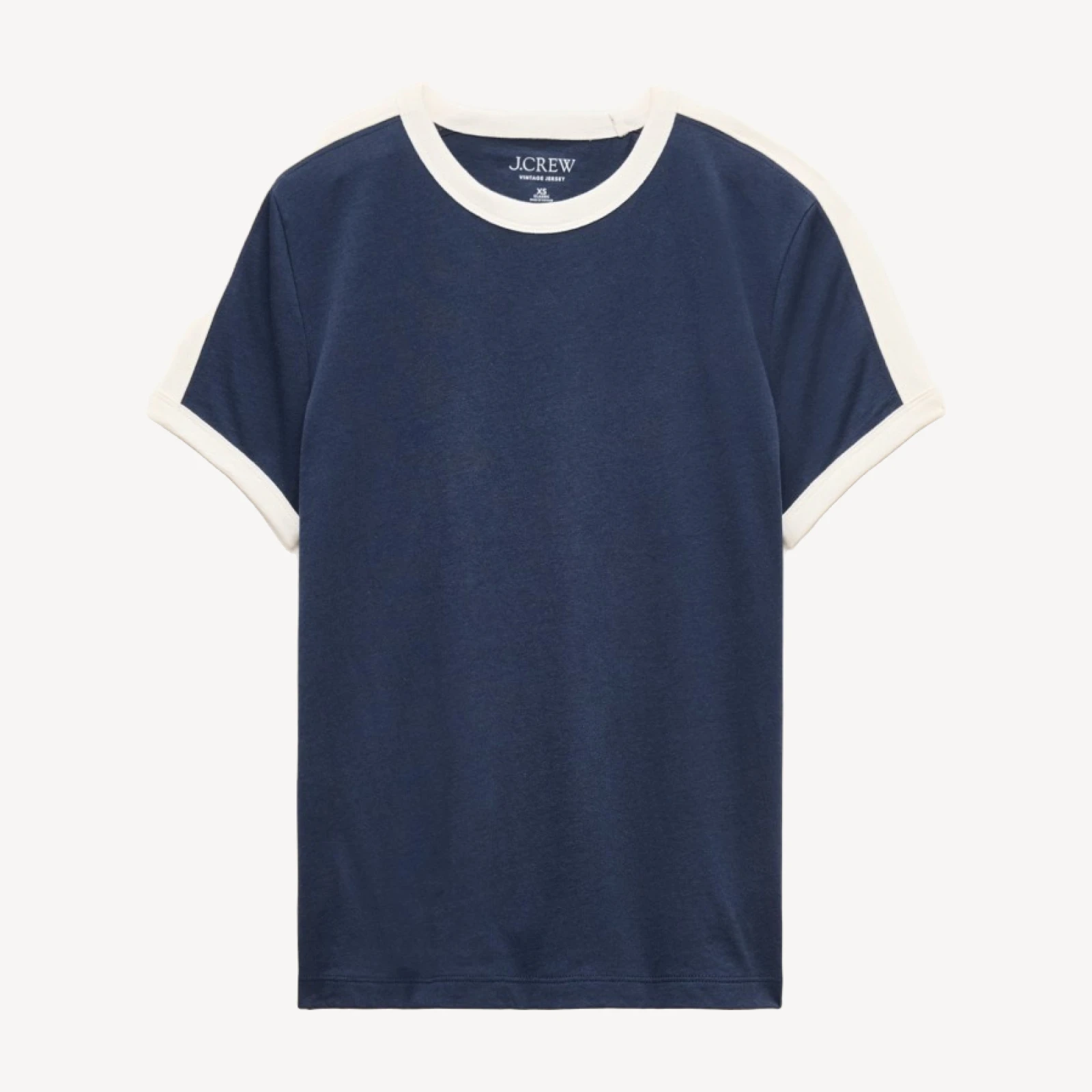 Vintage jersey relaxed contrast T-shirt