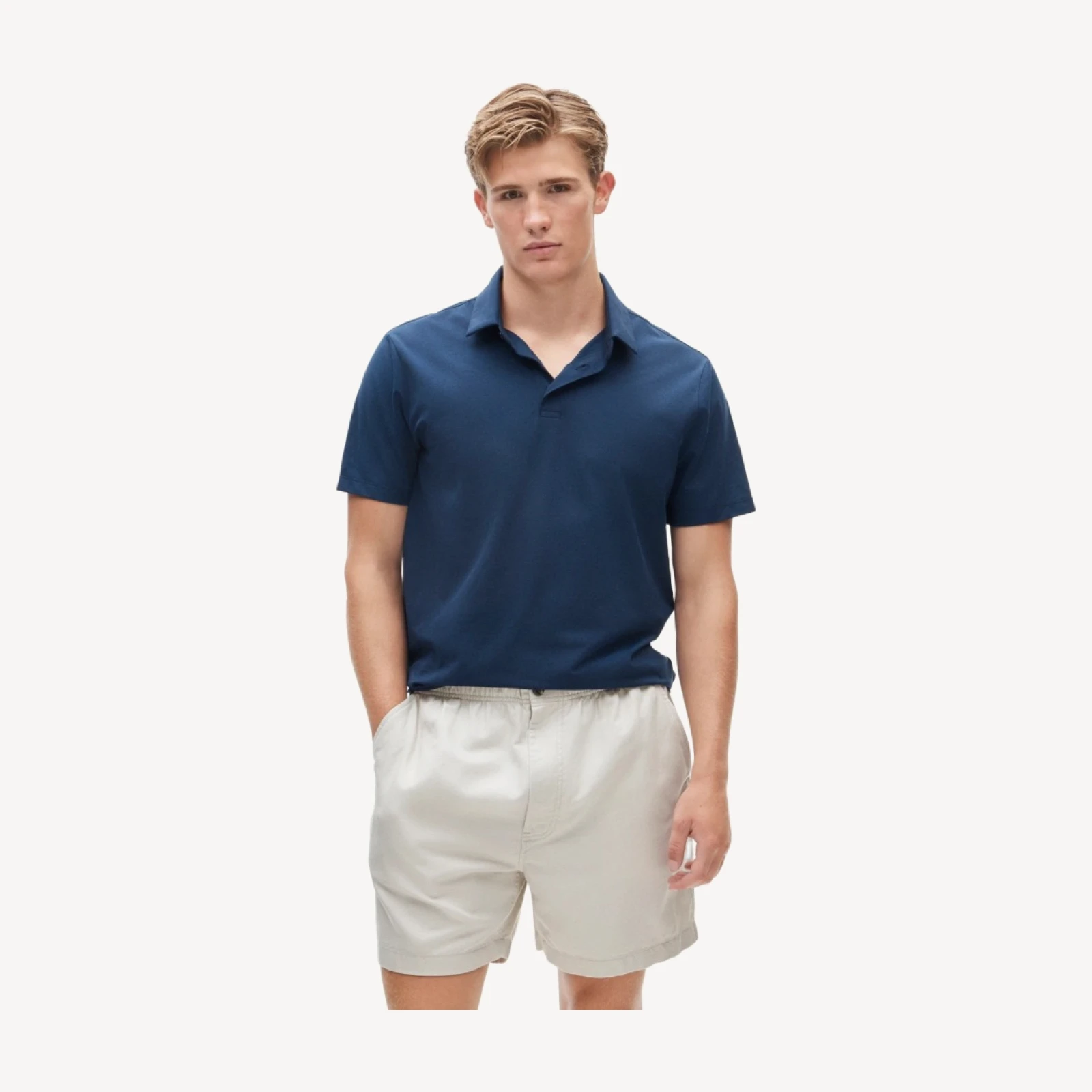 Performance piqué polo shirt