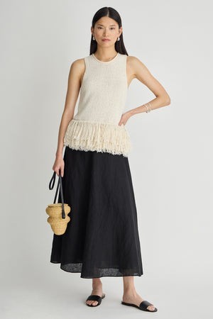 Maeve Knit Fringe Tank