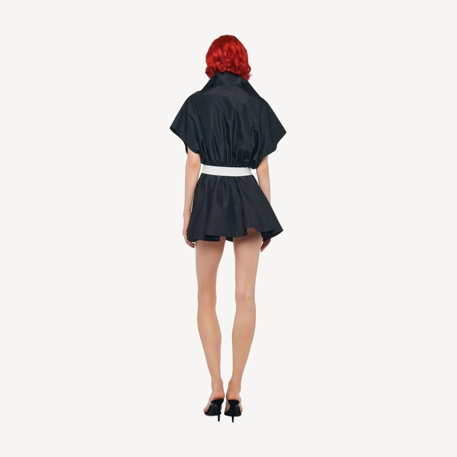 SUPER OS SLEEVELESS BF NK SHIRT FLARED MINI DRESS