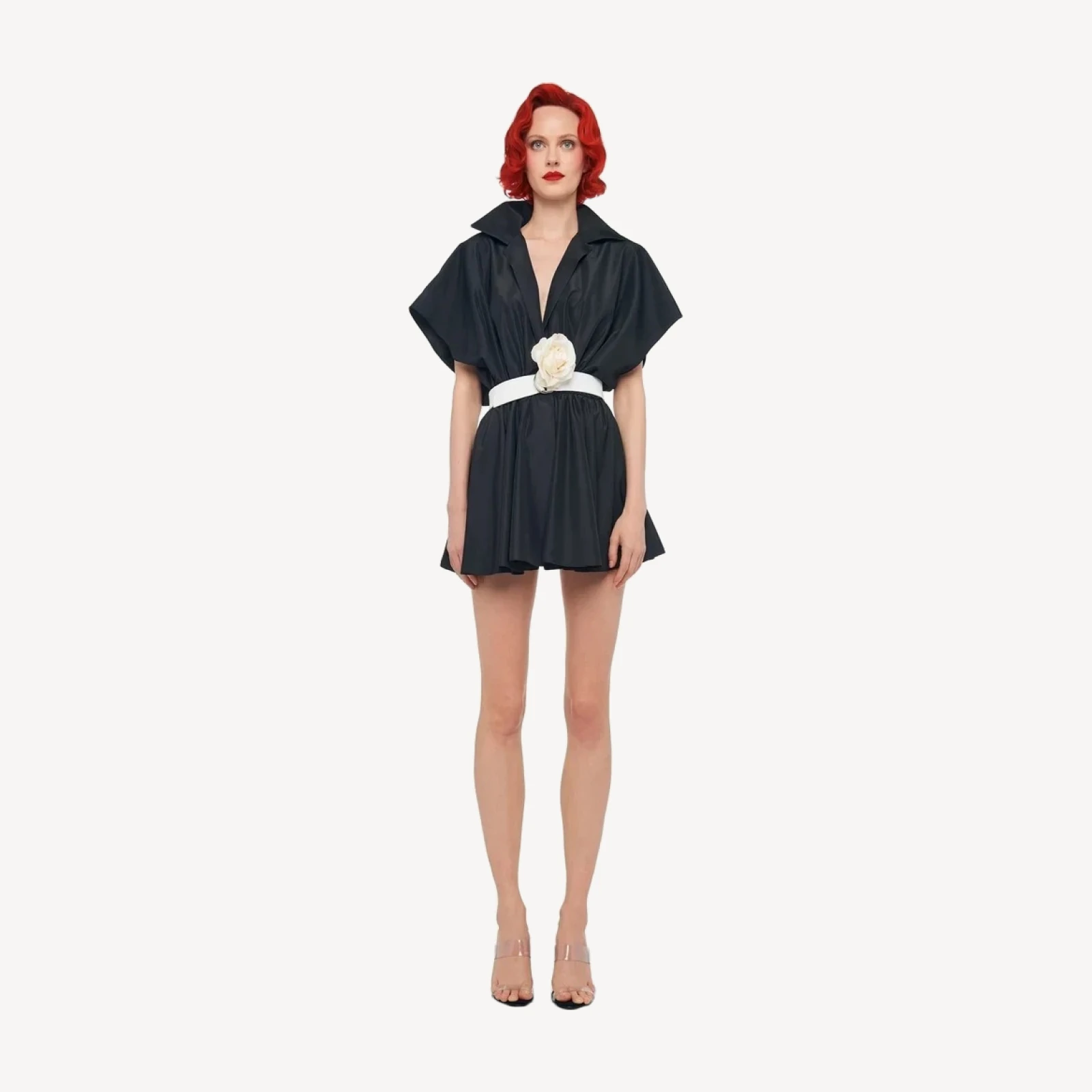SUPER OS SLEEVELESS BF NK SHIRT FLARED MINI DRESS
