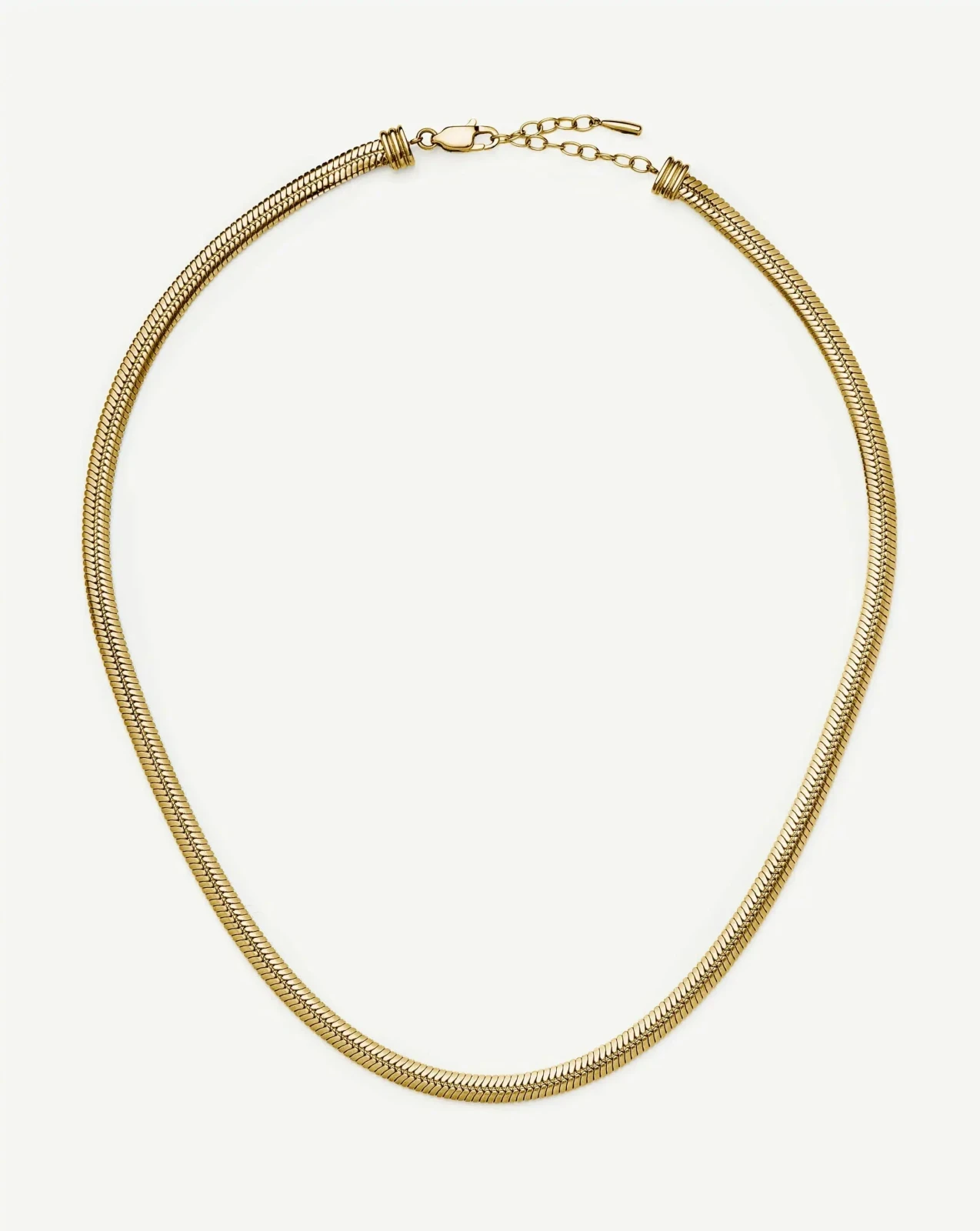 Classic Snake Chain Necklace | 18ct Gold Plated