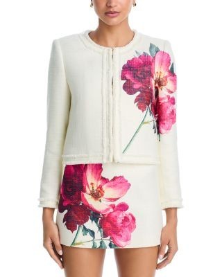 Alice and Olivia Landon Cropped Boxy Jacket, photo 3