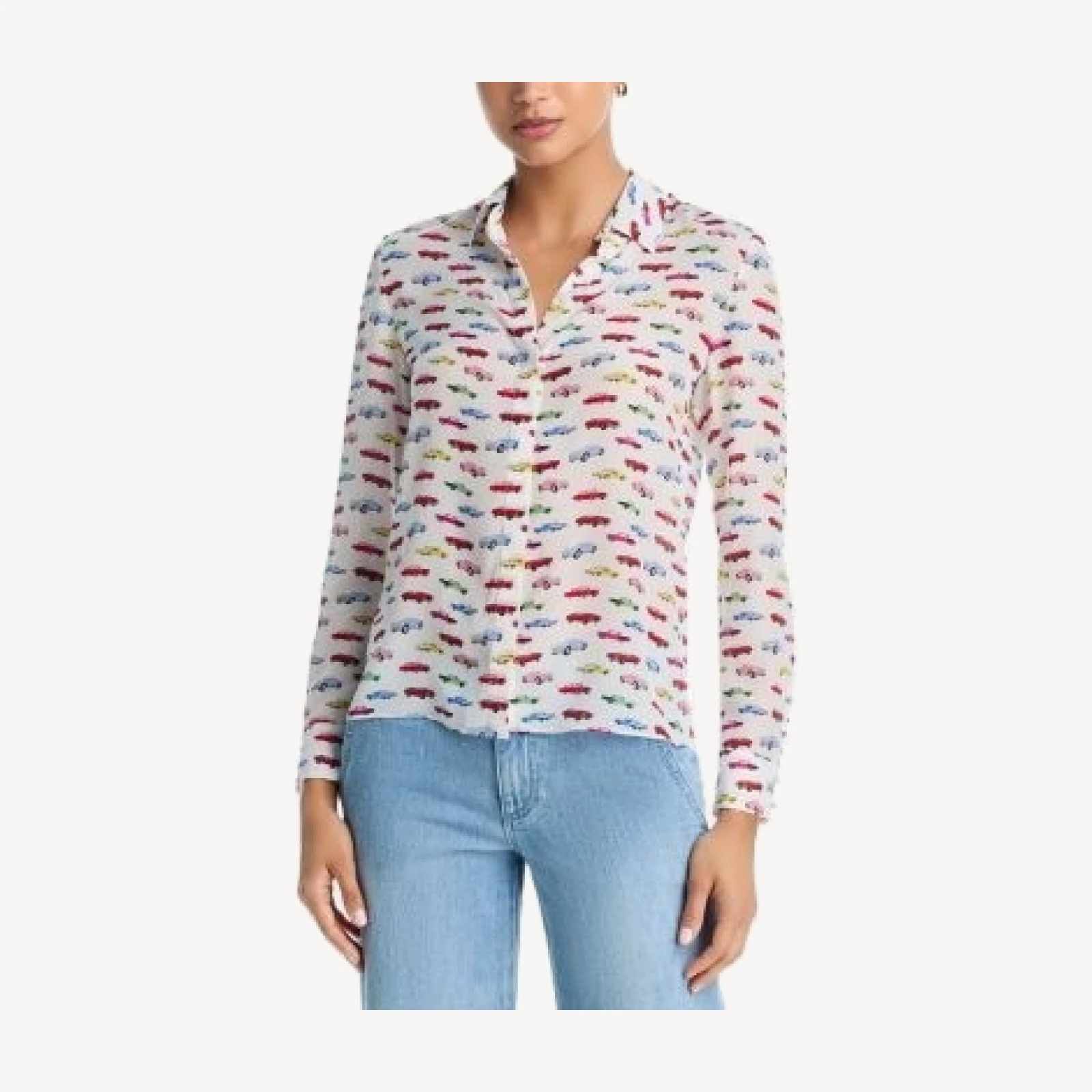 Alica and Olivia Willa Silk Shirt