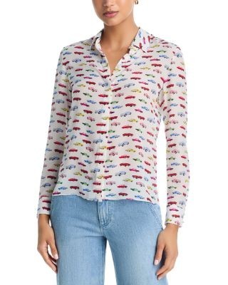 Alica and Olivia Willa Silk Shirt
