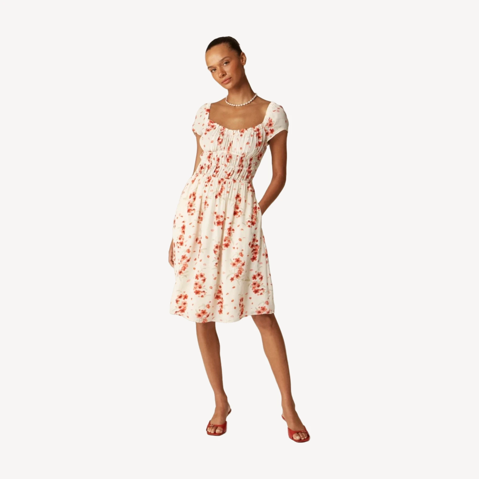 Rouje X J.Crew Rêverie dress in vintage floral