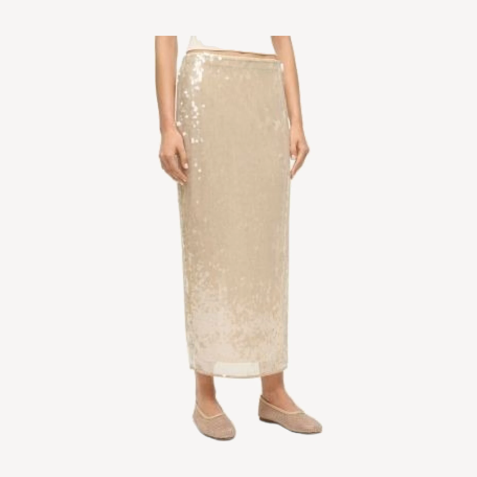 Staud Casey Sequin Skirt