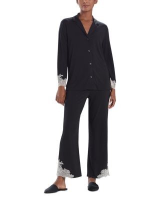Natori Luxe Shangri La Notch Pajama Set