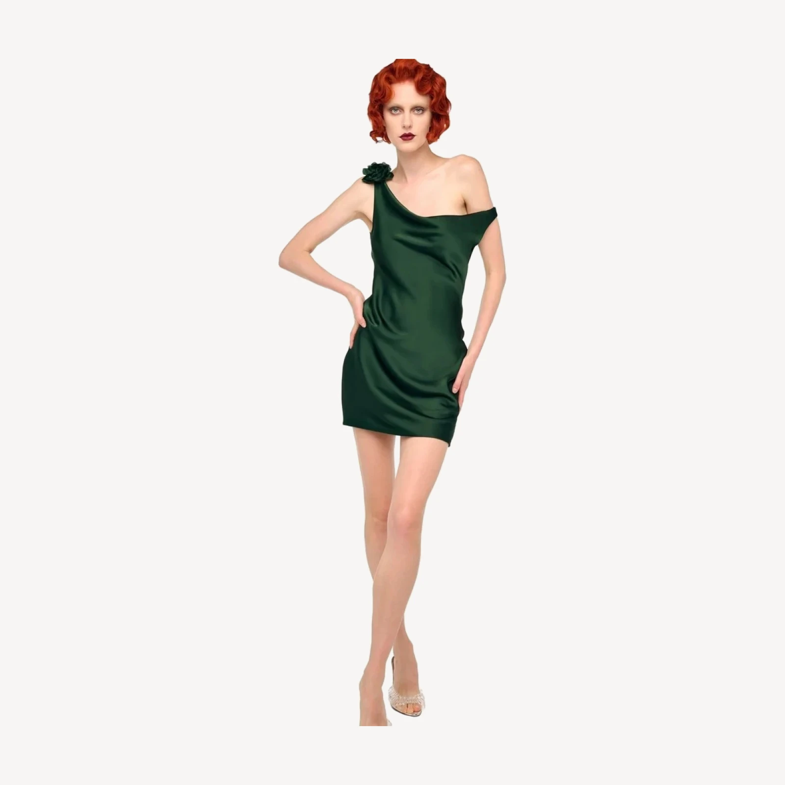 DROP SHOULDER MARIA MINI DRESS
