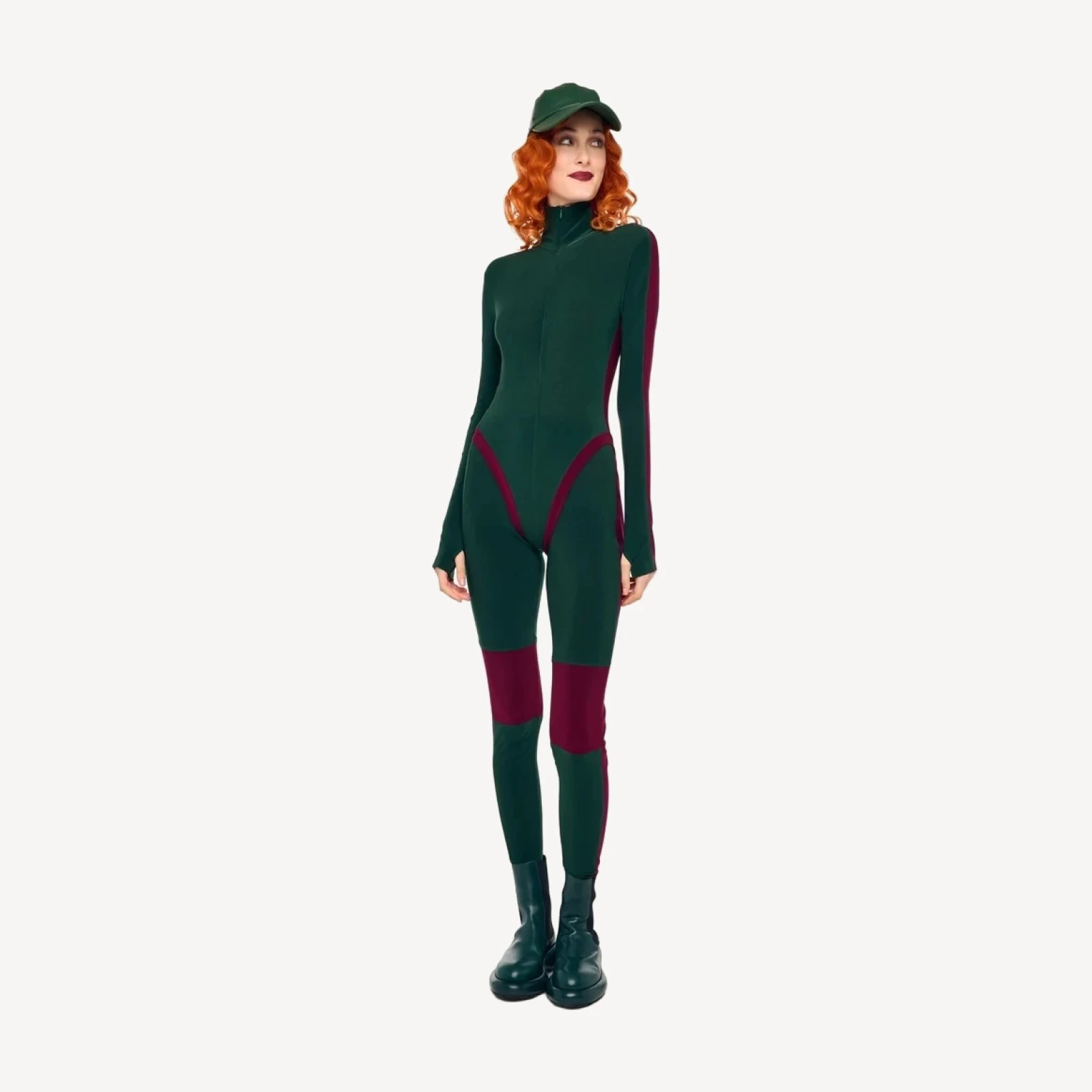SIDE STRIPE LEGGING W/ KNEE PATCH