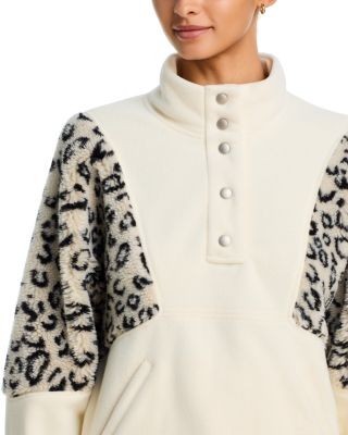Mother The Funnel Neck Inset Sleeve Top