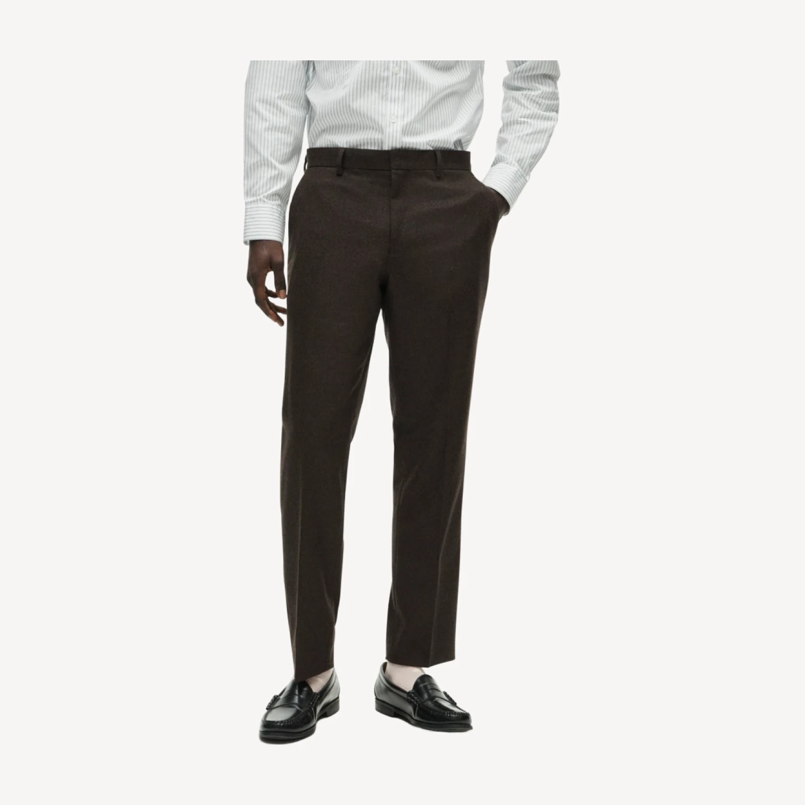 Ludlow Slim-fit suit pant in Italian wool flannel
