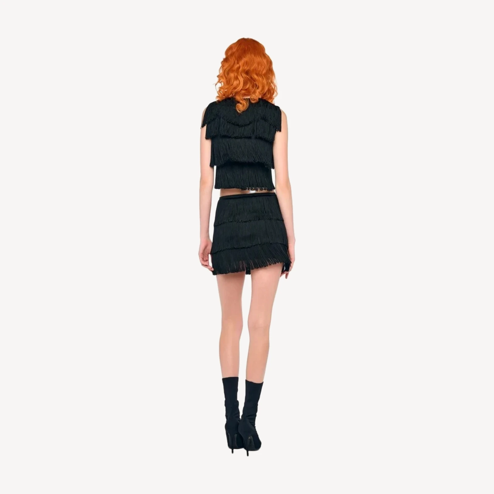 FRINGE MINI SKIRT