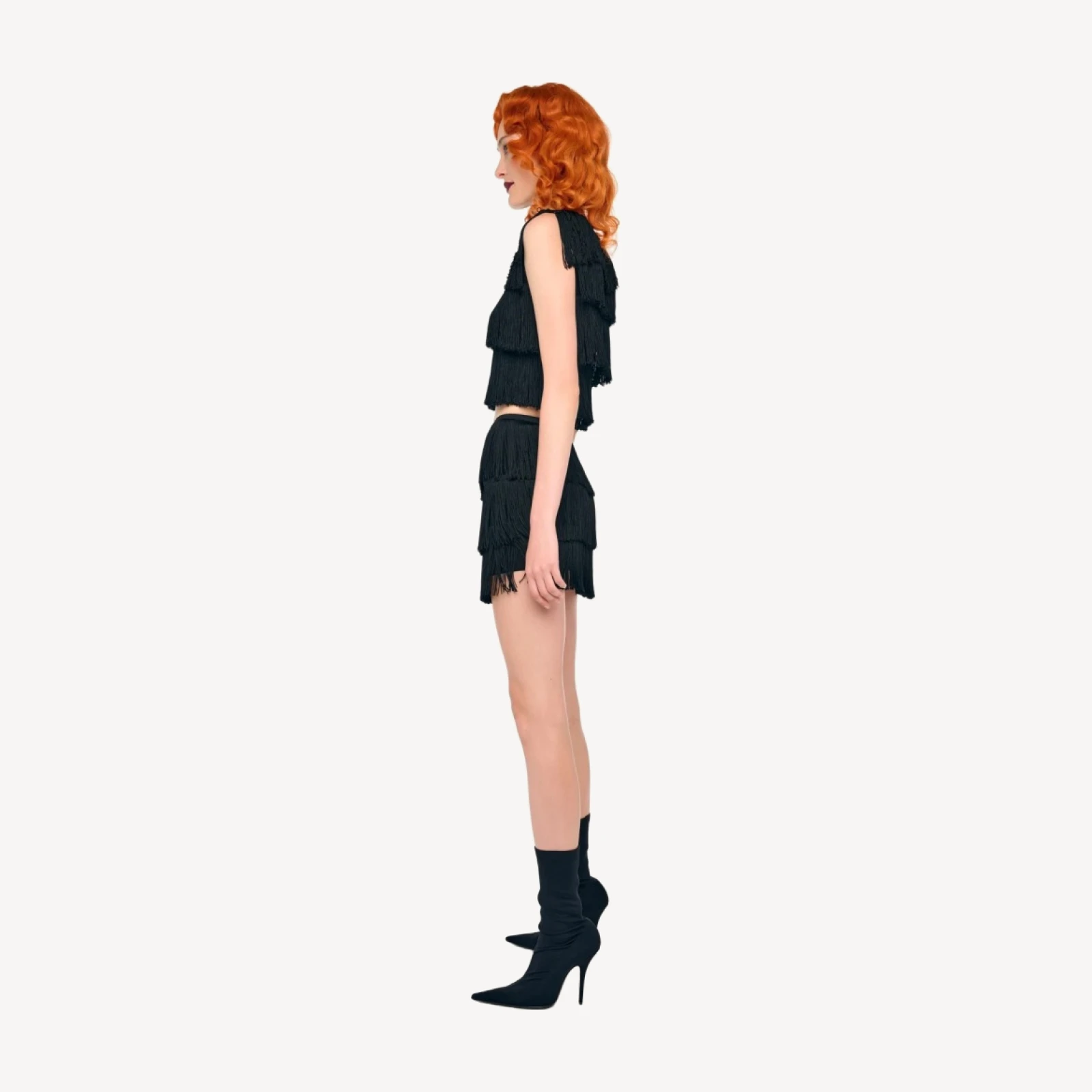 FRINGE MINI SKIRT