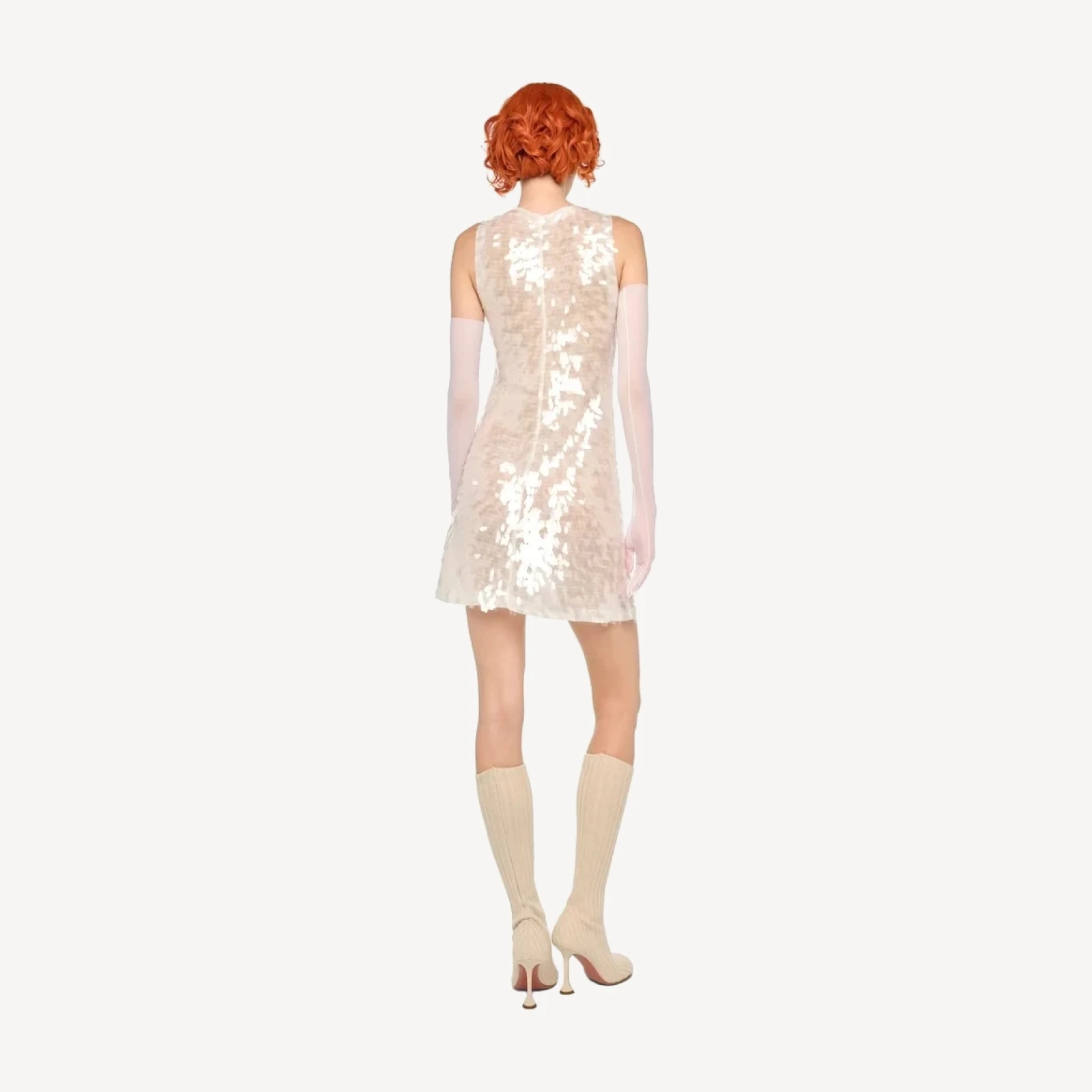 SLEEVELESS SWING MINI DRESS