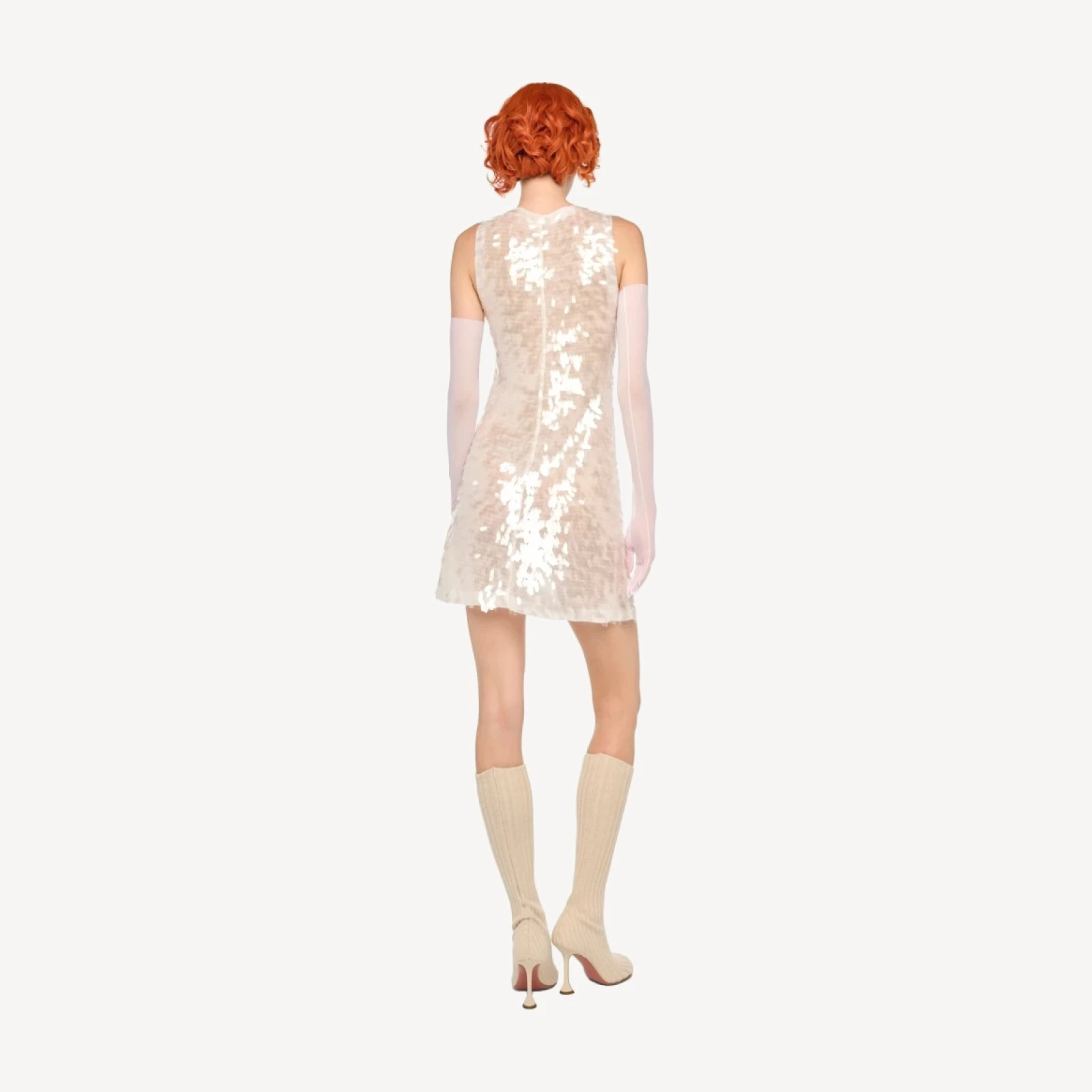SLEEVELESS SWING MINI DRESS