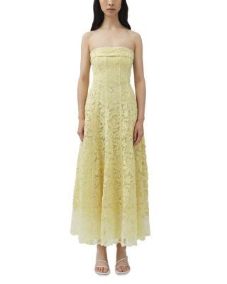 Simkhai Imogen Lace Bustier Midi Dress