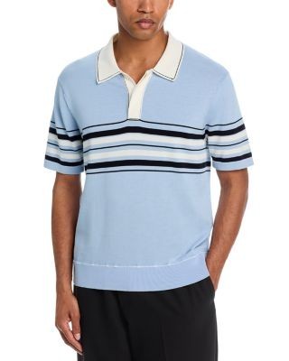 Simkhai Brandon Stripe Polo Shirt