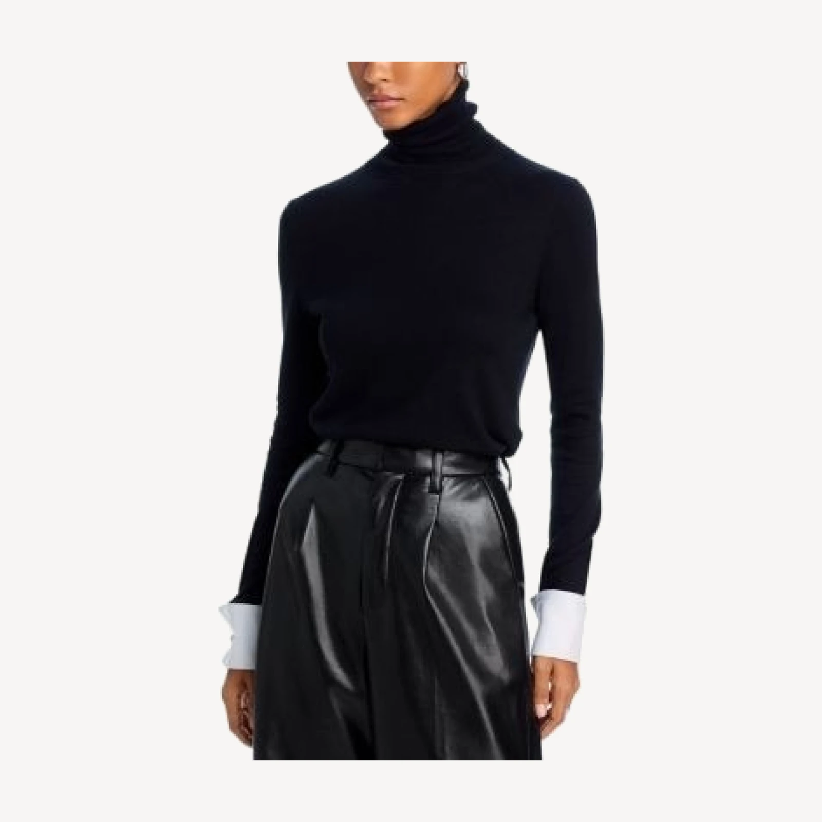 L'Agence Poplin Cuff Sweater
