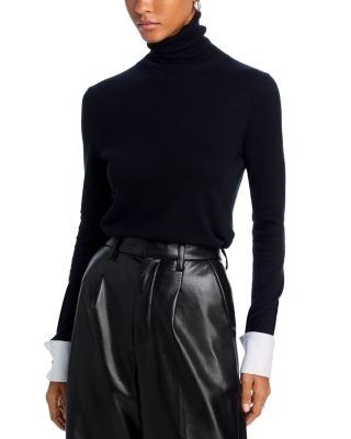 L'Agence Poplin Cuff Sweater
