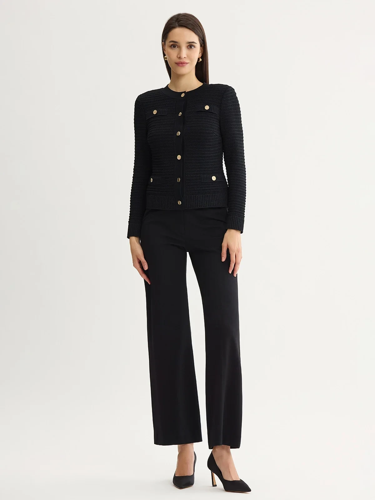 Heritage Monochromatic Ottoman Knit Jacket, photo 7