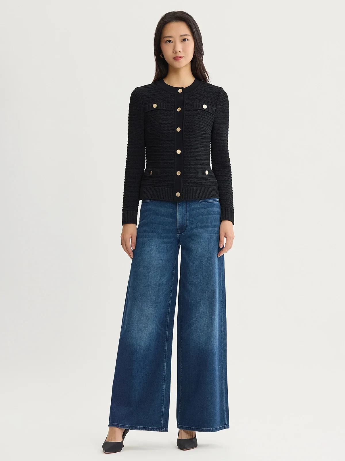 Heritage Monochromatic Ottoman Knit Jacket, photo 8