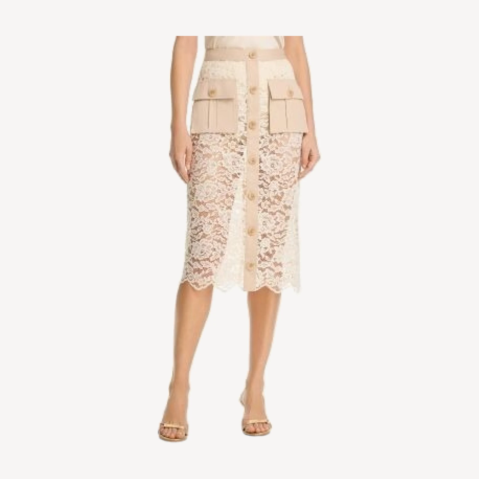 L'Agence Shae Lace Skirt